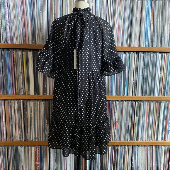 NWT SEZANE Ruffle Polka Dot Dress - size 6US/10EU - Picture 5 of 7